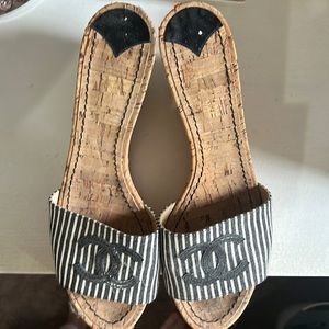 CHANEL wedges